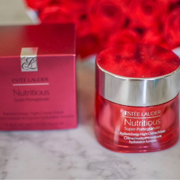 ♥️NIB♥️ESTEE LAUDER Nutritious Super Pomegranate Radiant Energy Night Crème/Mask - Picture 5 of 10